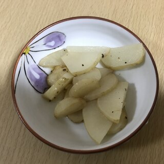 菊芋の簡単こんがりごま油炒め